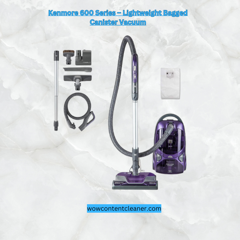 Kenmore 600 Series Bagged Canister Vacuum